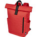 Byron 15,6 Zoll GRS RPET Roll-Top Rucksack 18 L, rot
