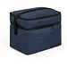 CANCUN LARGE. Kühltasche aus 600D, recyceltem Polyester, mit verstellbarem Gurtband 14 L, Blau