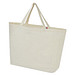 Cannes 200 g/m² Shopper Tragetasche aus recyceltem Material 10L, natur