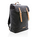 XD COLLECTION Laptop-Rucksack Canvas, PVC frei, schwarz