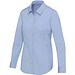 Carnelian 133 g/m² Popeline Bluse, hellblau, L