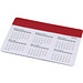 Chart Mauspad mit Kalender, rot Chart Mauspad mit Kalender, rot