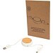 Chechia 100cm 5-in-1 Kabel aus recyceltem Kunststoff, einziehbar, für Datenübertragung und 45W Schnellladung mit Bambusdetails, weiss