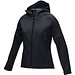 Coltan Softshelljacke aus recyceltem Material für Damen, schwarz, M