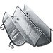 CRADLE. Sonnenschutz für Autos mit PE- und Aluminiumbeschichtung, Silber