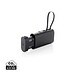 CycleCell 10.000mah Powerbank mit herausnehmbarer Batterie, schwarz