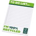 Desk-Mate® A6 recycelter Notizblock, weiss, 100 pages