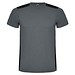 Detroit T-Shirt Unisex aus recyceltem Material, Ebony / schwarz, 2XL