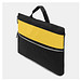 Dokumententasche FILE,gelb, schwarz