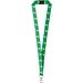 DOVER. SET Lanyard SUBLIMATION Long II (20 mm) aus recyceltem Polyester (100% rPET) mit 20 mm Schnappkarabiner und Sicherheitsverschluss, Weiß