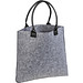 Einkaufstasche aus Filz, grau