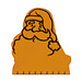 Eiskratzer Nikolaus, standard-orange Eiskratzer Nikolaus, standard-orange