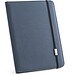 EMERGE FOLDER II. A4 Mappe aus recyceltem Polyester (100% rPET) 300D mit elastischem Verschluss, Blau