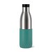 EMSA Trinkflasche Bludrop Sleeve, 700 ml, silber/grün.