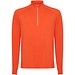 Estambul Half-Zip Sweatshirt für Herren, Fire orange, 2XL