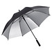 FARE® Stockschirm Doubleface, schwarz/silber
