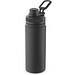 FEDERER. Trinkflasche aus 90% recyceltem Edelstahl 570 mL, Schwarz