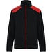 Fleecejacke Terrano in kombinierten Farben, M, schwarz/rot