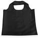 FOLA. Faltbare Tragetasche aus 190T Polyester, Schwarz