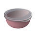 Food-Bowl ToGo, Classic, 1,0 l, raffiniertes rot/transparent-milchig