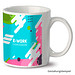 Fototasse, individuell Bedruckbar, 330 ml, weiß