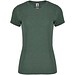 Fox T-Shirt für Damen, Heather Bottle Green, 2XL