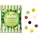 Fruchtgummi Standardformen, 10 g, @-Zeichen, transparente kompostierbare Folie, inkl. Druck