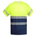 Funktionsshirt Tauri mit kurzen Ärmeln, XXXL, navy/fluor yellow