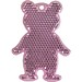 Fußgängerreflektor Bär, rosa
