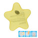 Gel-Wärmekissen Stern, gelb