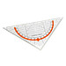 Geodreieck, neonorange