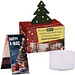Geschenkbox Mini Tanne, Teelicht mit Weihnachtsgestaltung, inkl. Druck