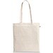 GIZA. Tasche aus 100 % recycelter Baumwolle (140 g/m²), Naturhell
