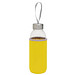 Glasflasche mit Hülle, 450 ml, gelb