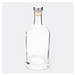 Glas-Trinkflasche PEARLY,transparent