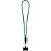 GOSPORT. SET Lanyard TUBE Long (Ø 7 mm) mit 9 mm Auslösekarabiner und Handyhalterung, 353 - Schwarz/Hellblau