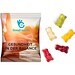 Gummibärchen vegan, 20 g, Folie weiß, inkl. Druck