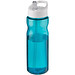 H2O Active® Base 650 ml Sportflasche mit Ausgussdeckel, aquablau/weiß
