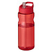 H2O Active® Eco Base 650 ml Sportflasche mit Ausgussdeckel, rot/ rot