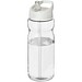 H2O Active® Eco Base 650 ml Sportflasche mit Ausgussdeckel, transparent/weiß