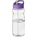 H2O Active® Eco Base 650 ml Sportflasche mit Ausgussdeckel, transparent/lila