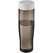 H2O Active® Eco Tempo 700 ml Wasserflasche mit Drehdeckel, weiß/kohle