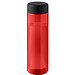 H2O Active® Eco Vibe 850 ml Wasserflasche mit Drehdeckel, rot, schwarz