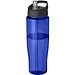 H2O Tempo Sportflasche mit Ausgussdeckel, 700 ml, blau/schwarz