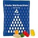 HARIBO Gummibärchen 10g, blaues Weihnachtsmotiv