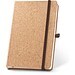 HAWKINS A5. A5 Notizblock aus Kork mit unlinierten Seiten, Natur