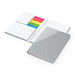 Geiger-Notes Hellsinki White Bookcover Haftnotizen, inkl. Druck, gloss