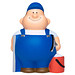 Herr Bert® Anti-Stress-Figuren Fensterputzer Bert®, bunt
