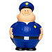 Herr Bert® Anti-Stress-Figuren Polizist Bert®, weiß