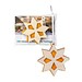 Holz-Filz Anhänger, Stern in Werbetüte, 2-seit. Druck